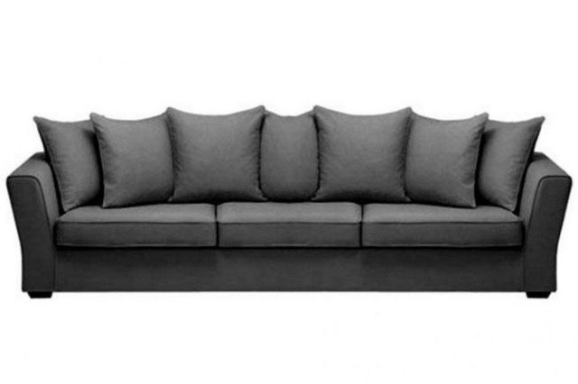 Home Spirit - Sofa-bed-Home Spirit-Canapé lit convertible WATSON tissu tweed noir fus