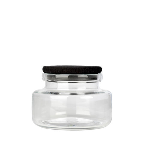 LOUISE ROE COPENHAGEN - Jar-LOUISE ROE COPENHAGEN-Mouth Blown Glass Container 