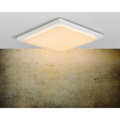 LUCIDE - Outdoor ceiling lamp-LUCIDE-Plafonnier extérieur carré Oras LED IP54