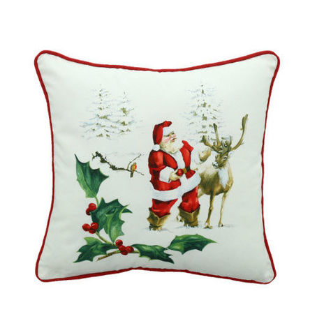 Bouchara - Christmas cushion-Bouchara-Paysage de Noël