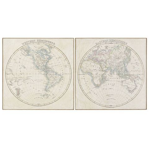 MAISONS DU MONDE - World Map-MAISONS DU MONDE-Mappemonde 1419878
