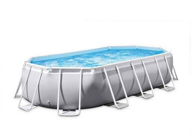INTEX - Frame swimming pool-INTEX-tubulaire ovale