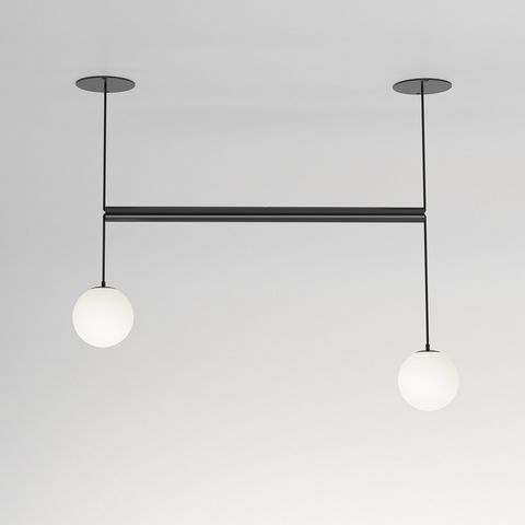 ATELIER ARETI - Hanging lamp-ATELIER ARETI-Tube with Globes