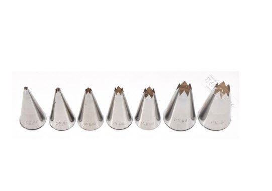 Triangle - Pastry bag tip-Triangle-INOX CANNELÉE