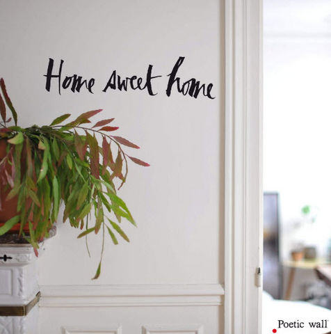 POETIC WALL - Sticker-POETIC WALL-Home sweet home