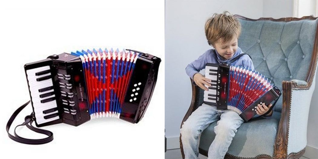 New Classic Toys Kinder-Akkordeon Kinder-Musikinstrument Spiele & Spielzeuge  | 