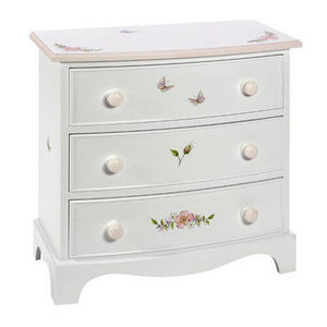 Dragons Of Walton Street - bowfronted chest of drawers - small - Kinder Kommode