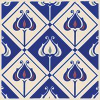 H. & R. Johnson Tiles - minton hollins - Keramikfliese