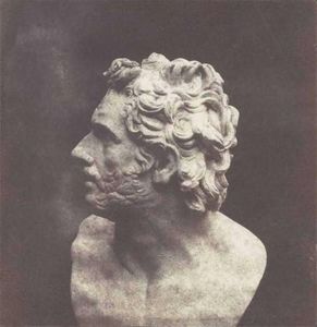 LINEATURE - the bust of patruclus - 1843 - Fotografie