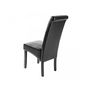 Stuhl-WHITE LABEL-8 chaises de salle à manger noir
