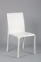 Stuhl-WHITE LABEL-Chaise DIVA en PVC blanc