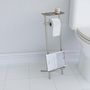 Toilettenpapierhalter-Umbra-Support à papier toilettes avec tablette et porte 