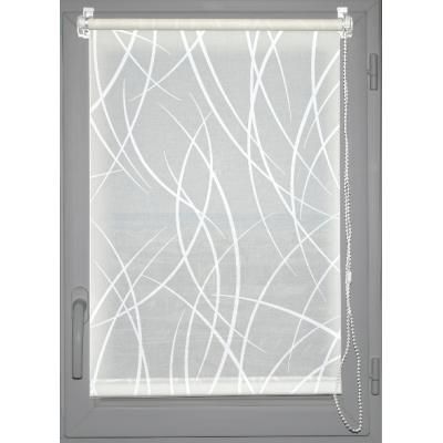 Luance - Verdunkelungsrollo-Luance-Store enrouleur tamisant imprimé 60x180cm blanc