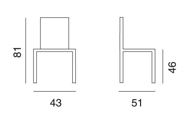 WHITE LABEL - Stuhl-WHITE LABEL-Lot de 2 chaises FALENA empilables en plexiglas tr