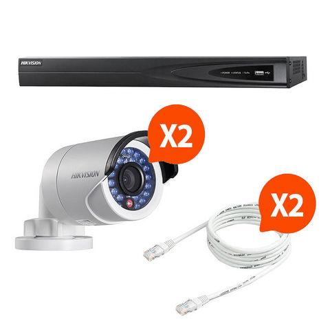 HIKVISION - Sicherheits Kamera-HIKVISION-Kit video surveillance Hikvision 2 caméras N°4