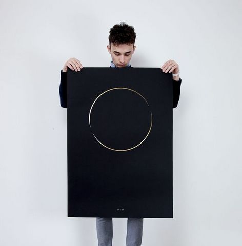 THE THIN GOLD LINE - Kunstdruck-THE THIN GOLD LINE-The One Ring