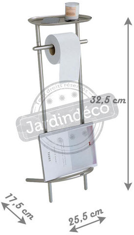 Umbra - Toilettenpapierhalter-Umbra-Support à papier toilettes avec tablette et porte 