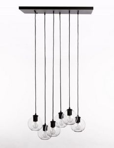MARCKDAEL VAN DIJCK VERLICHTING - 4080-pl6-ne + glass - Lámpara Colgante