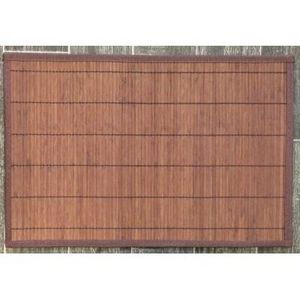 ILIAS - lot de 4 sets de table bambou marron - Mantel Individual
