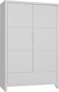 WHITE LABEL - armoire pour bébé à 2 portes et 1 tiroir design mo - Cuna Plegable