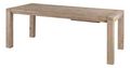 Mesa de comedor rectangular-MOOVIIN-Table 200cm en acacia nevada avec allonge 50cm