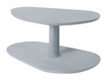 Mesa de centro forma original-MARCEL BY-Table basse rounded en chêne gris agathe 72x46x35c