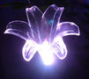 Candil de jardín-FEERIE SOLAIRE-Pic solaire fleur de lys lumineuse 5 couleurs 76cm