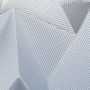 Lámpara colgante-SNOWPUPPE-MOTH - Suspension Papier Tie & Dye Blanc/Gris Ø20c