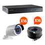 Cámara de vigilancia-HIKVISION-Kit videosurveillance Turbo HD Hikvision 16 caméra