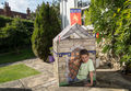 Tienda de niño-Traditional Garden Games-Tente de jeu Chevalier avec accessoires 78x78x115c