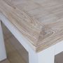 Mesa de comedor rectangular-BOIS DESSUS BOIS DESSOUS-Table en bois d'acajou et teck 180 LONDRES