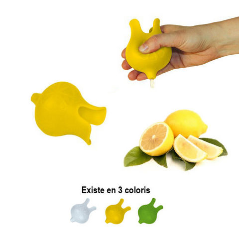 WHITE LABEL - Exprimidor de limones-WHITE LABEL-Presse citron innovant transparent