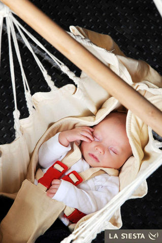 La Siesta - Hamaca para bebé-La Siesta-Chaise hamac pour bébé yayita en coton bio