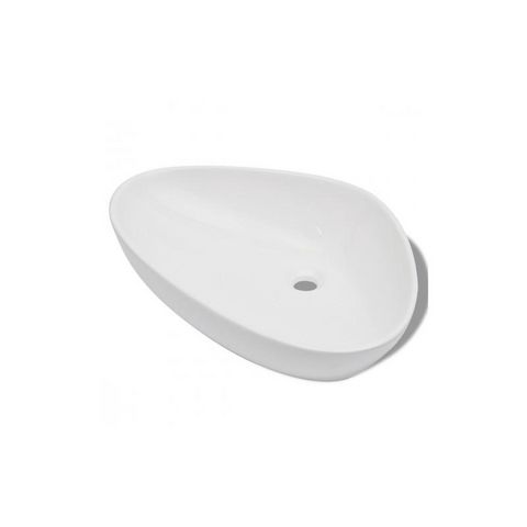 WHITE LABEL - Lavabo-WHITE LABEL-Vasque lavabo à poser céramique