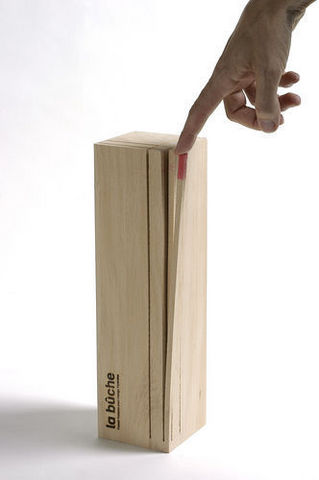 Design Pyrenees Editions - Tronco de madera densificada-Design Pyrenees Editions-bûche