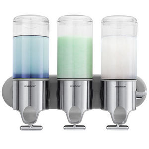 SIMPLEHUMAN - distributeur savon shampoing trio  - Distributore Sapone Liquido