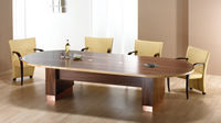 Act Furniture Manufacturers - nimbus natural walnut with maple edge - Tavolo Da Riunione