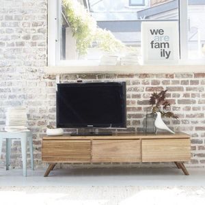 BOIS DESSUS BOIS DESSOUS - meuble tv en bois de mindy 150 oslo - Mobile Tv & Hifi