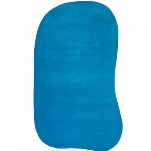 LUSOTUFO - Tappeto moderno-LUSOTUFO-Tapis design Flubber bleu