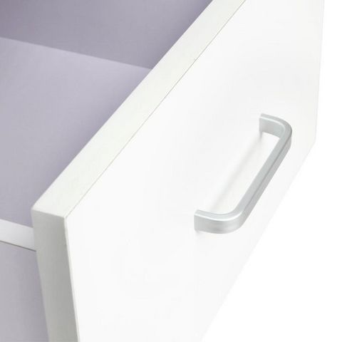WHITE LABEL - Comodino-WHITE LABEL-Table de nuit chevet avec tiroir