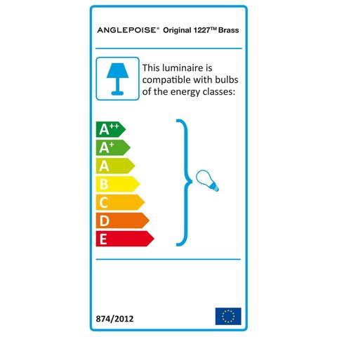 Anglepoise - lampada da parete-Anglepoise-ORIGINAL 1227 BRASS